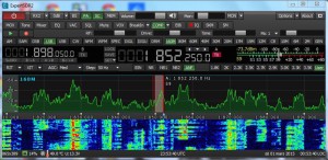 SunSDR2 screen shot at SE0X in CQ-160 SSB 2015.