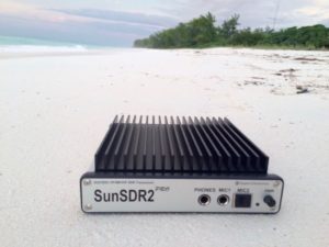 SunSDR2 PRO on FT4JA Beach